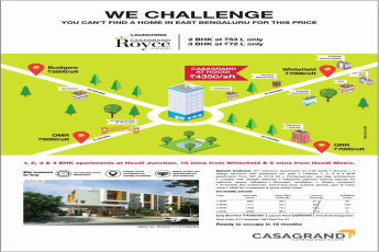 Experience an enchanting life at Casagrand Royce in Bangalore